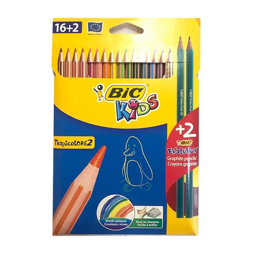 مداد رنگی تراپی کالر 2+16 رنگ بیک
